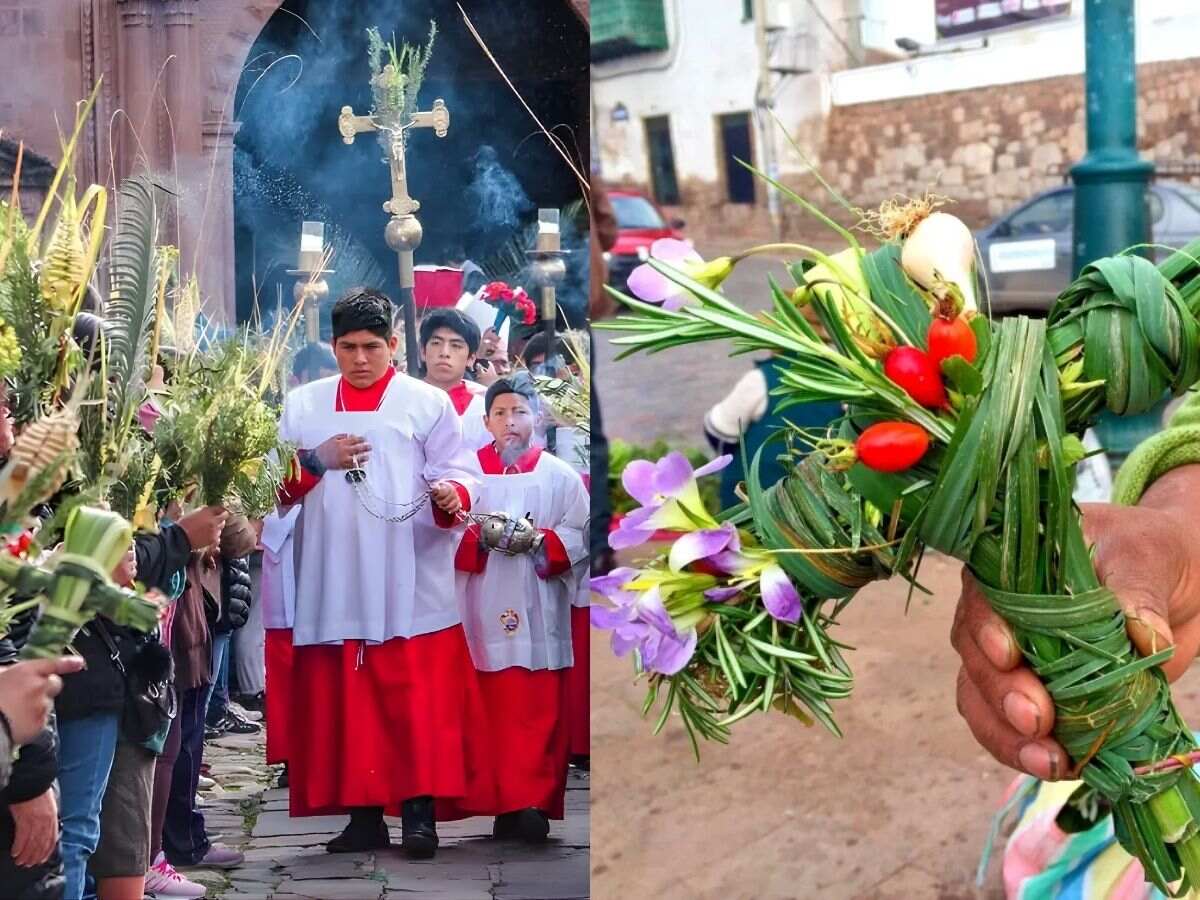Palm Sunday marks the beginning of events of holy week in cusco