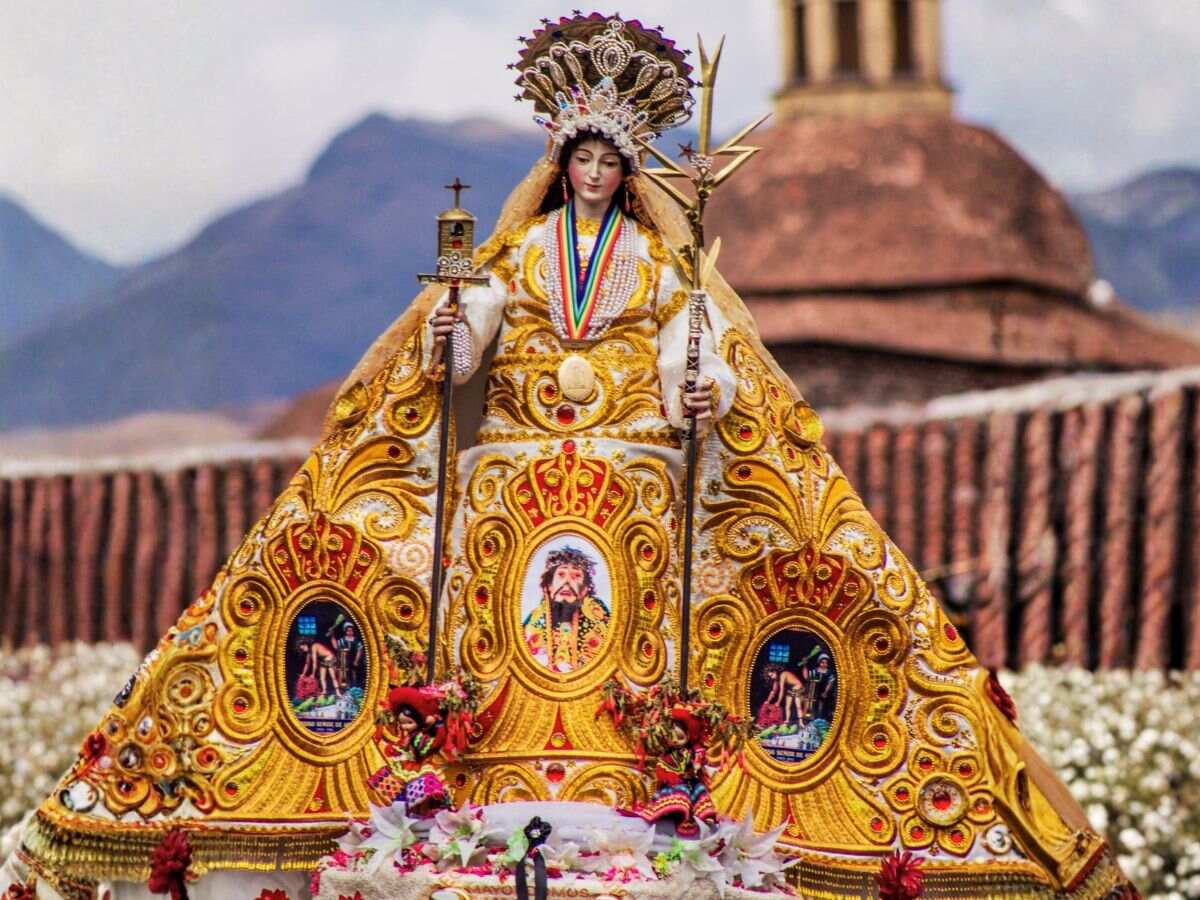 Santa Barbara, patrona del distrito de poroy