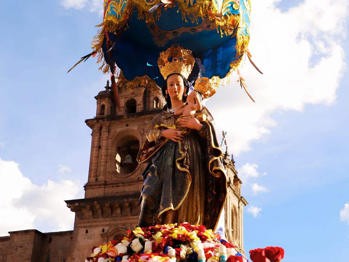 vista de la virgen de Natividad