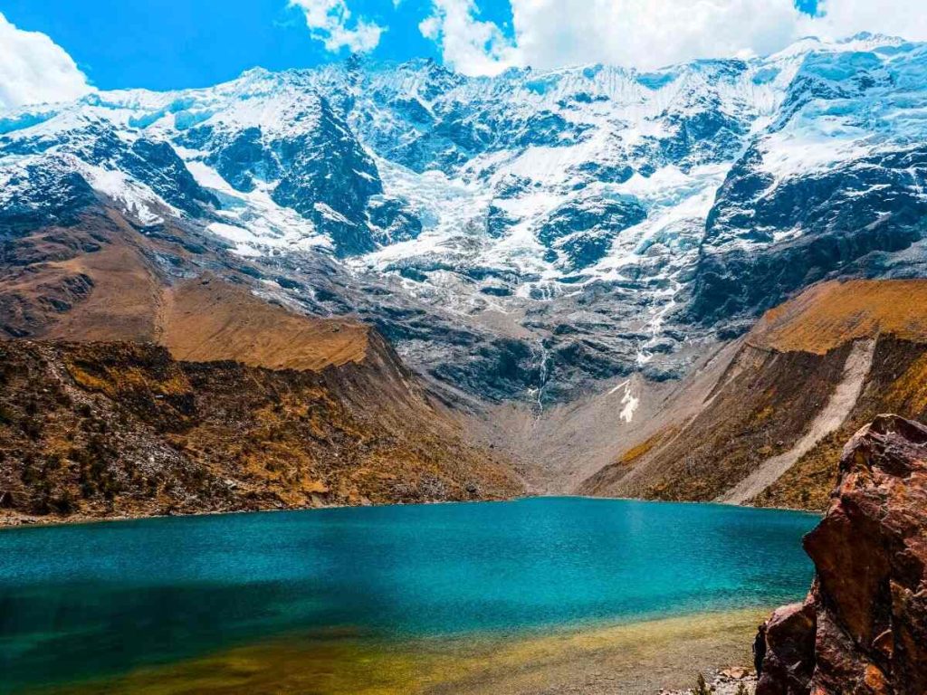 vista de la laguna humantay
