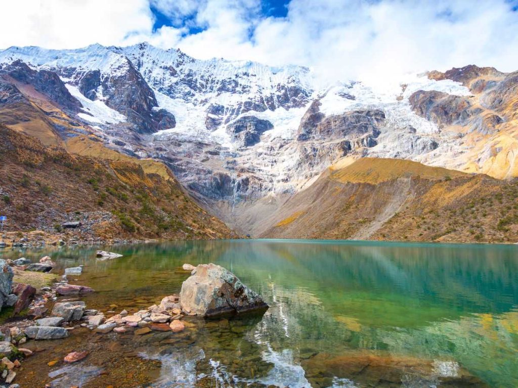 vista de la laguna humantay