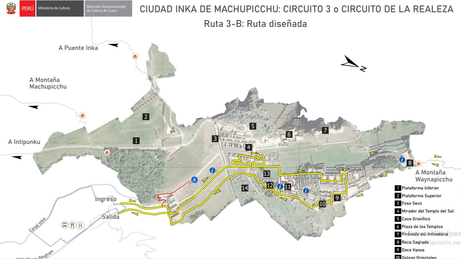 Map Route 3-B Designed Route
