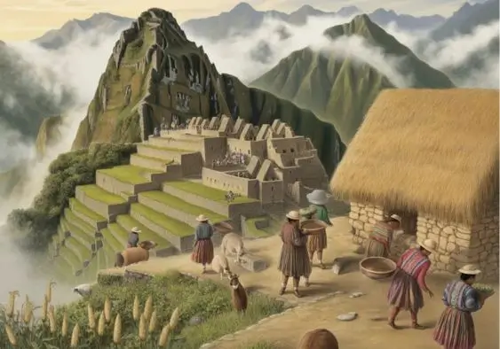 la ciudad de machu picchu en la epoca inca