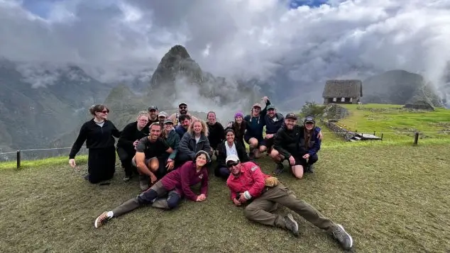 vista desde las terrazas superiores en machu picchu