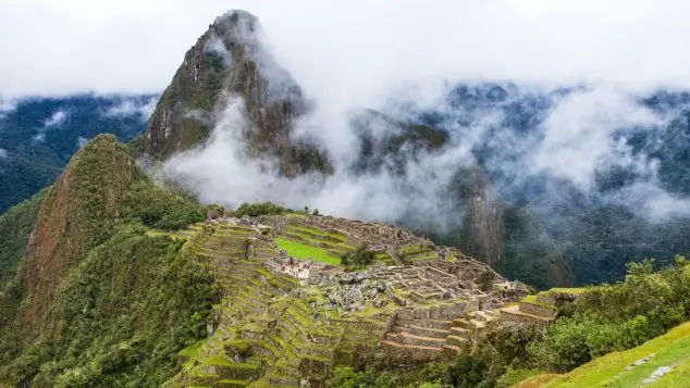 view of the wonder of the world, Machu Picchu