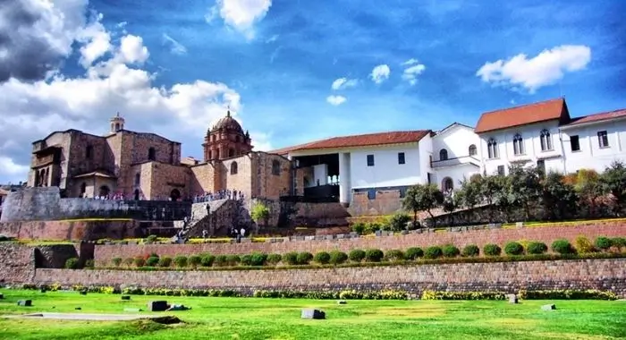 Inca temple dedicated to the sun, known as Qoricancha