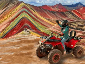 Excursion en cuatrimoto a la montaña de los 7 colores