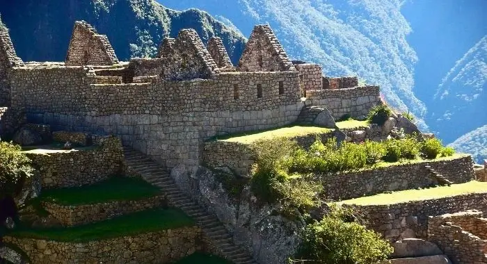 vista del santuario histórico de machu picchu