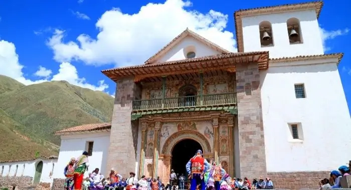 Sistine Chapel of America in the town of Andahuaylillas