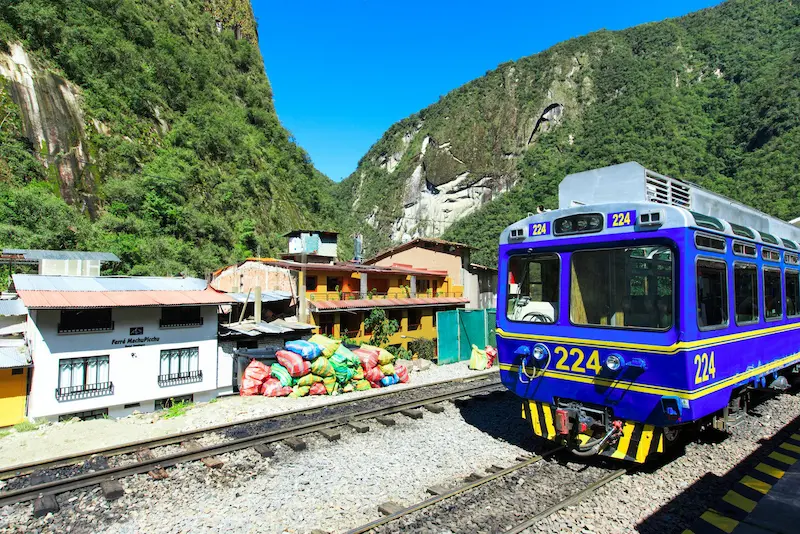 Tren a Machu Picchu