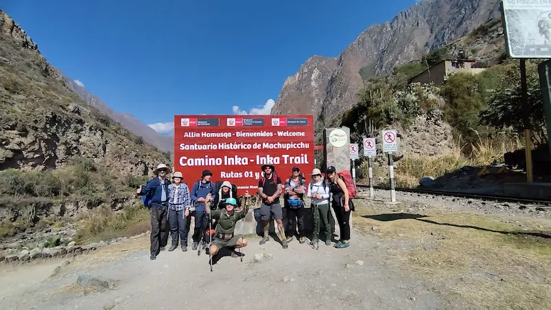 Beginning of the Inca Trail 4 Days at Km 82 – A Trek to Machu Picchu